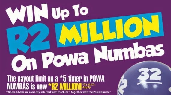 Win up to R2 Million on betting Powa Numbas with Hollywoodbets - Lucky Numbers