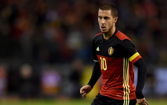 Eden Hazard will captain Belgium at the Euro 2016