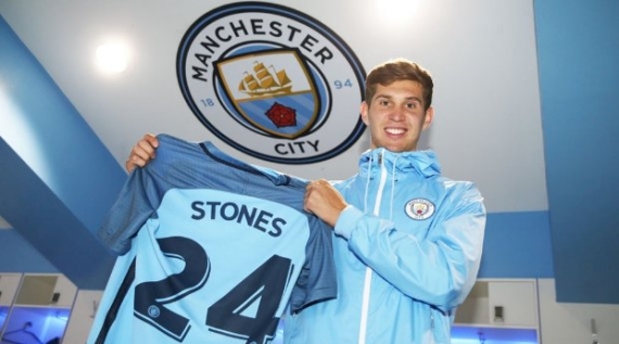 Manchester City signed John Stones from Everton for a fee of £47.5m.