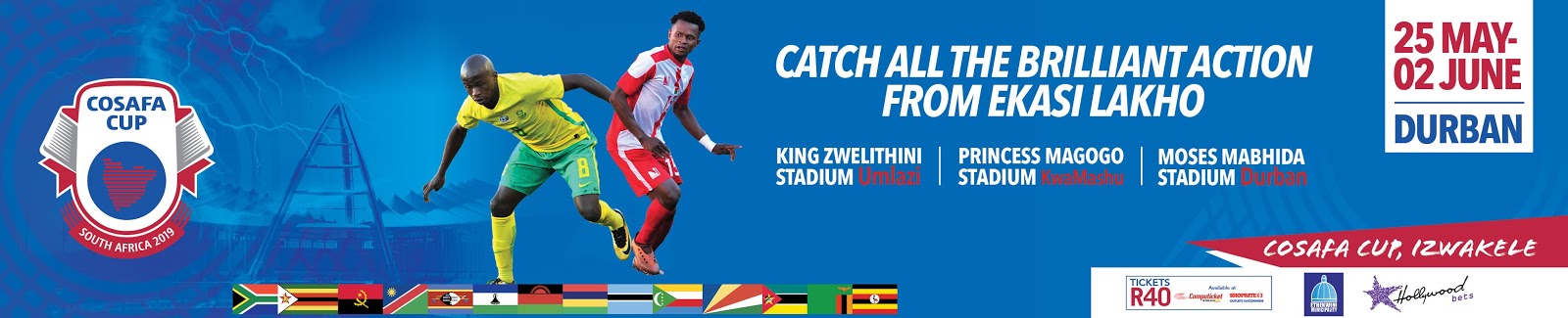 COSAFA Cup 2019 - Durban - 25 May to 2 June 2019