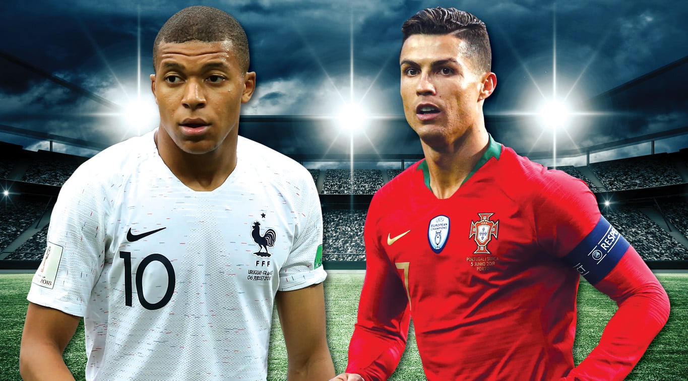 Kylian Mbappe and Cristiano Ronaldo