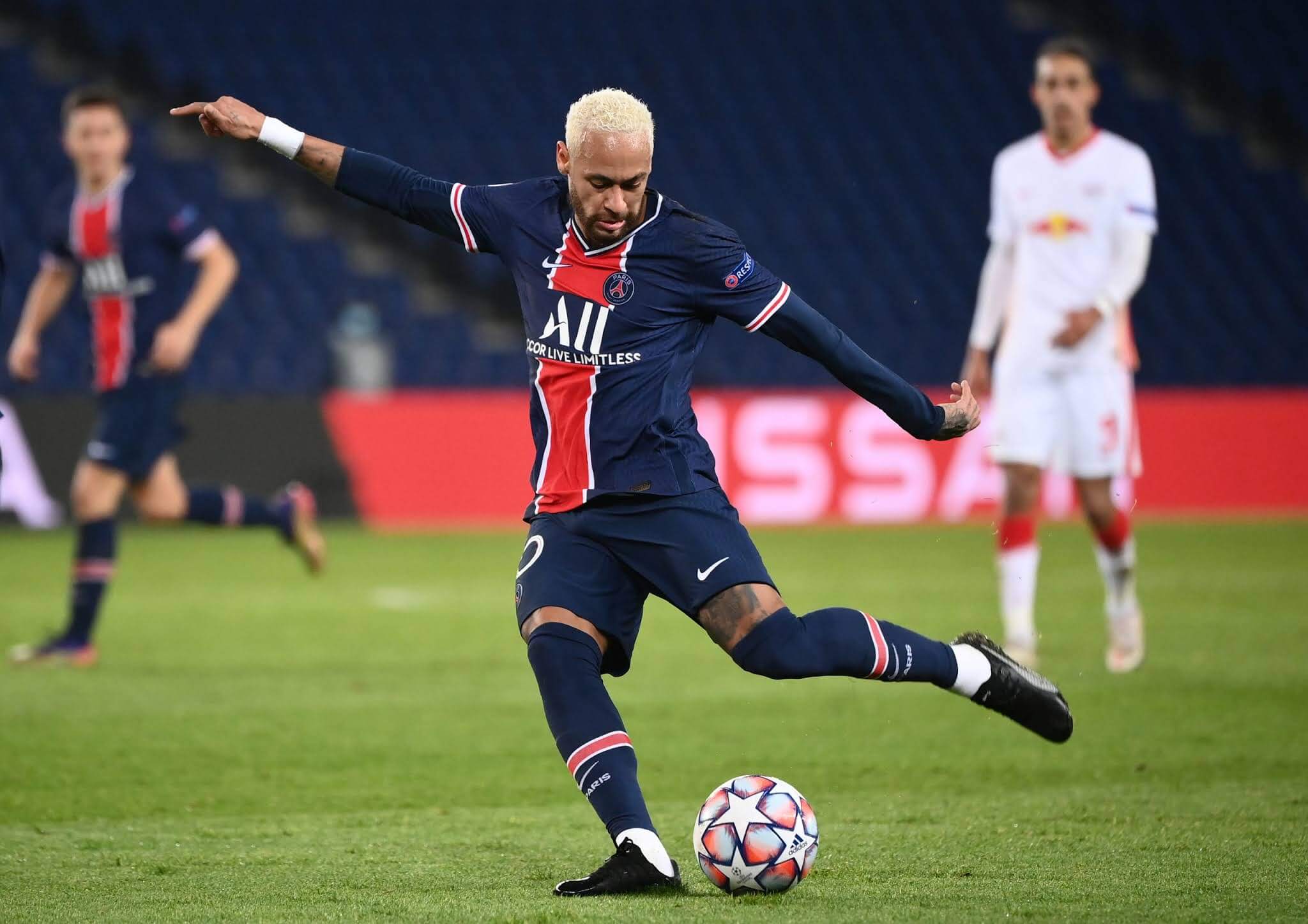 Neymar inspired PSG to a victory over RB Leipzig and will look to replicate the performance against Man United