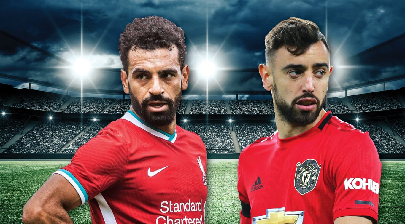 Mohamed Salah and Bruno Fernandes aim to inspire their teams to victory on Sunday