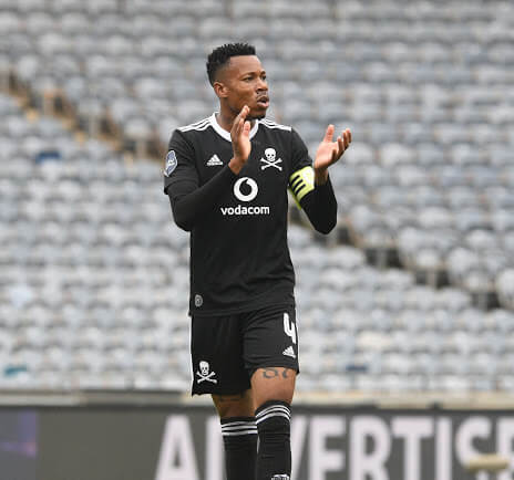 Orlando Pirates defender Happy Jele