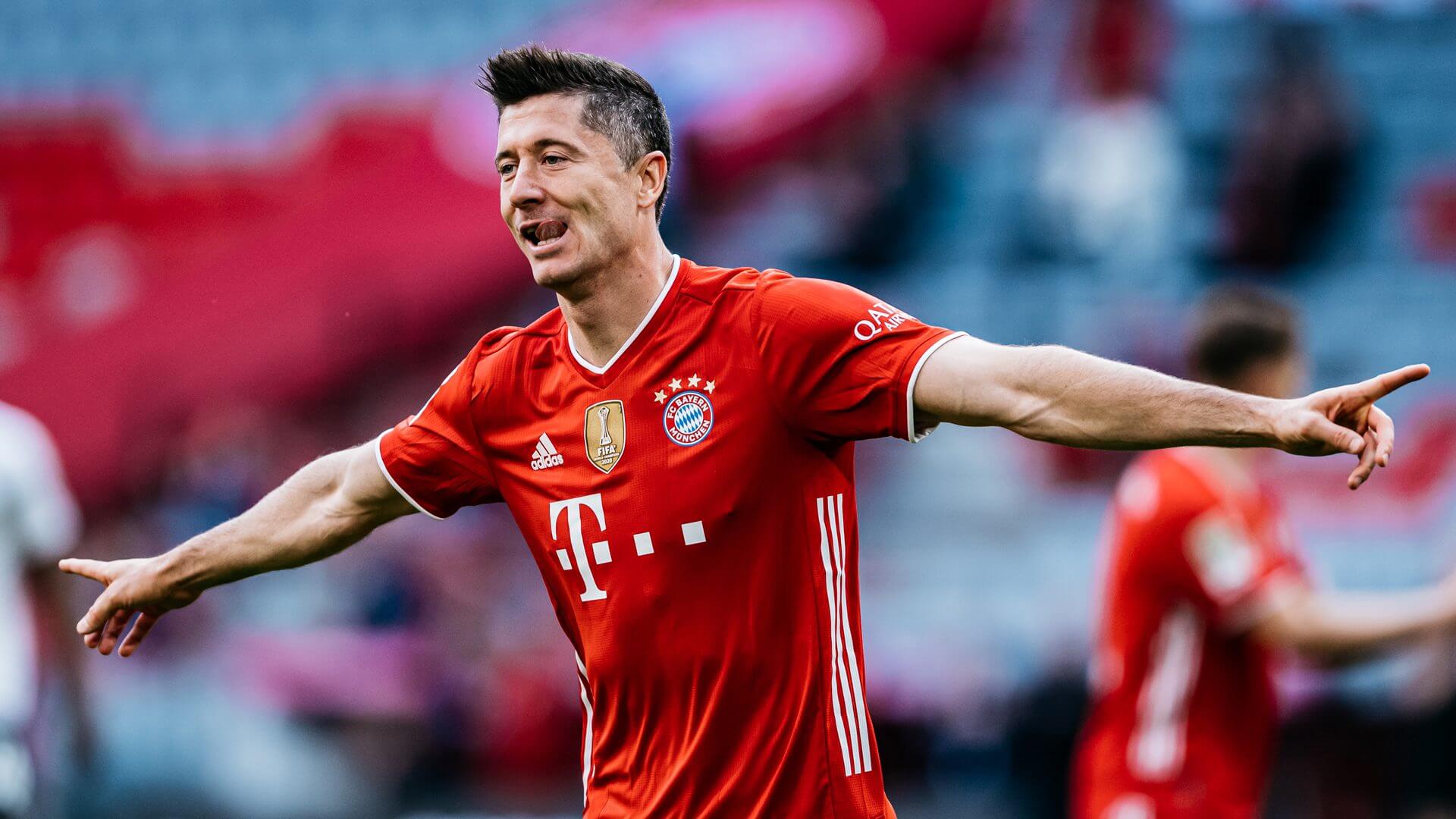 One more goal this season will see Robert Lewandowski break Gerd Muller's record