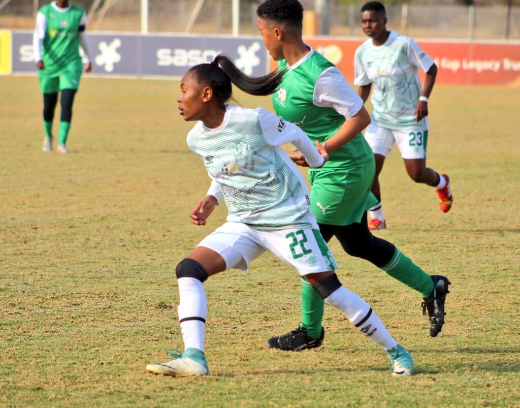Bloemfontein Celtic Ladies during the 4-1 win over Golden Ladies