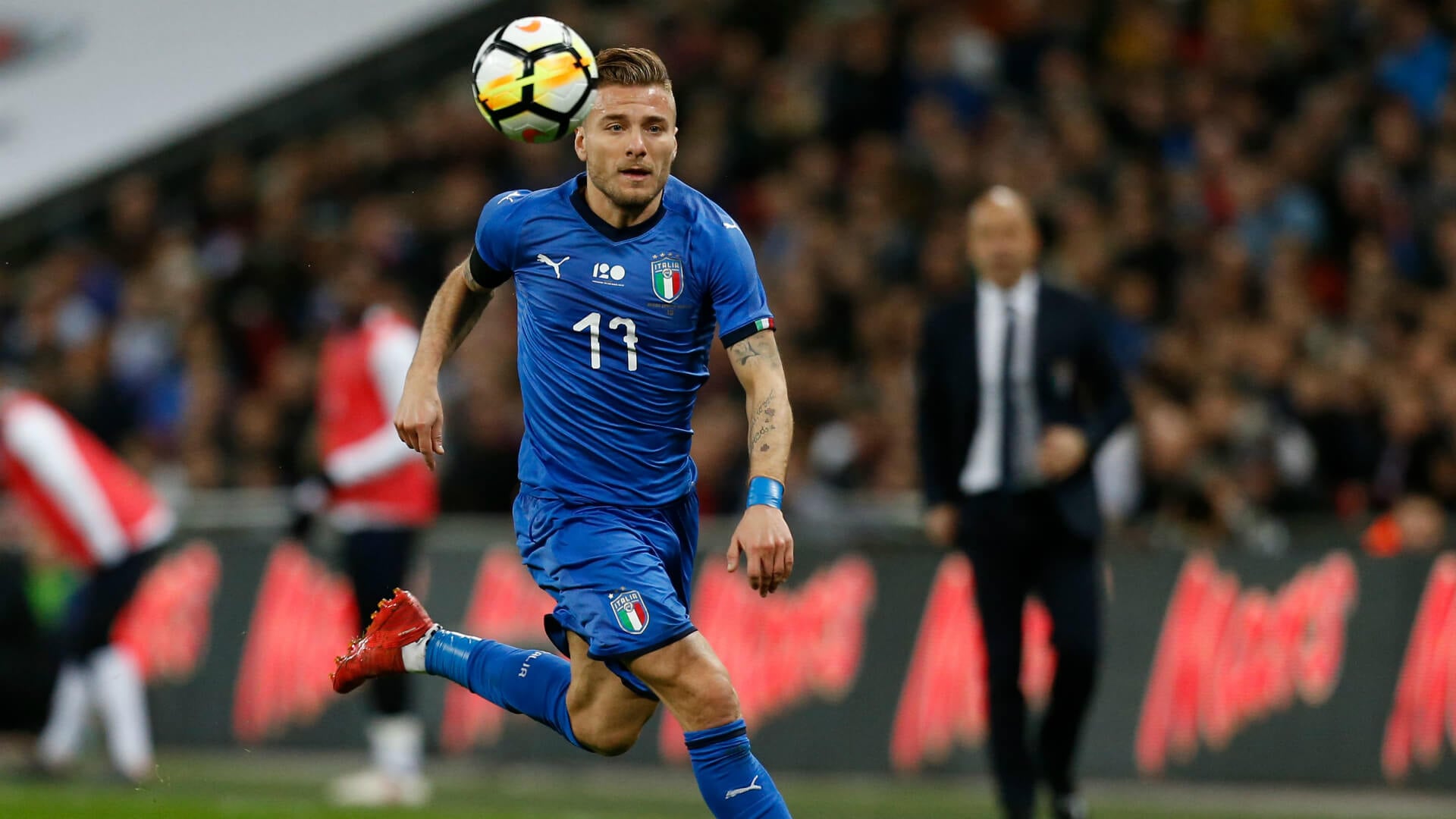 Azzurri forward Ciro Immobile