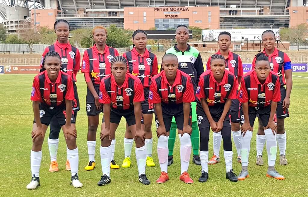 Thunderbirds Ladies during the 1-1 draw with First Touch FC