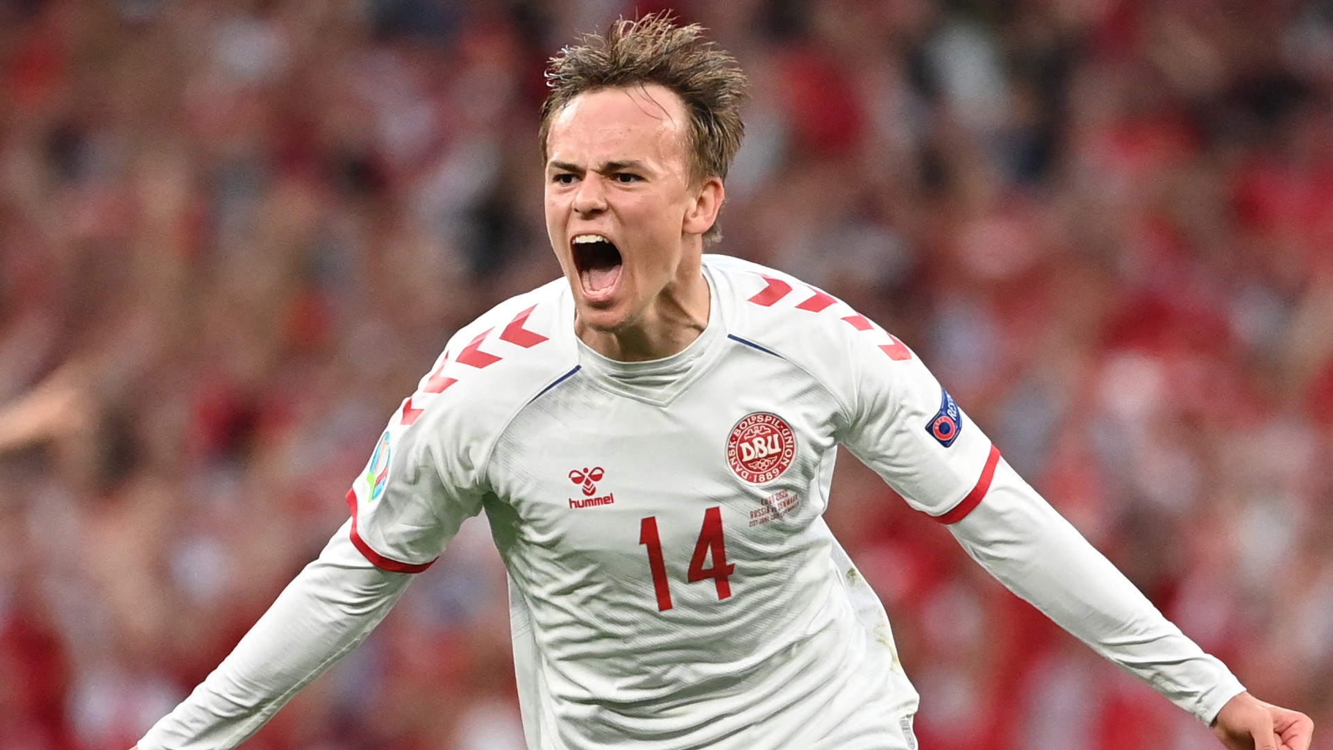 Danish midfielder Mikkel Damsgaard