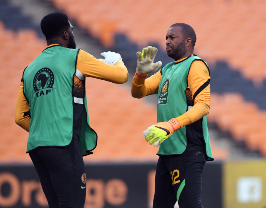 Kaizer Chiefs goalkeepers Daniel Akpeyi and Itumeleng Khune