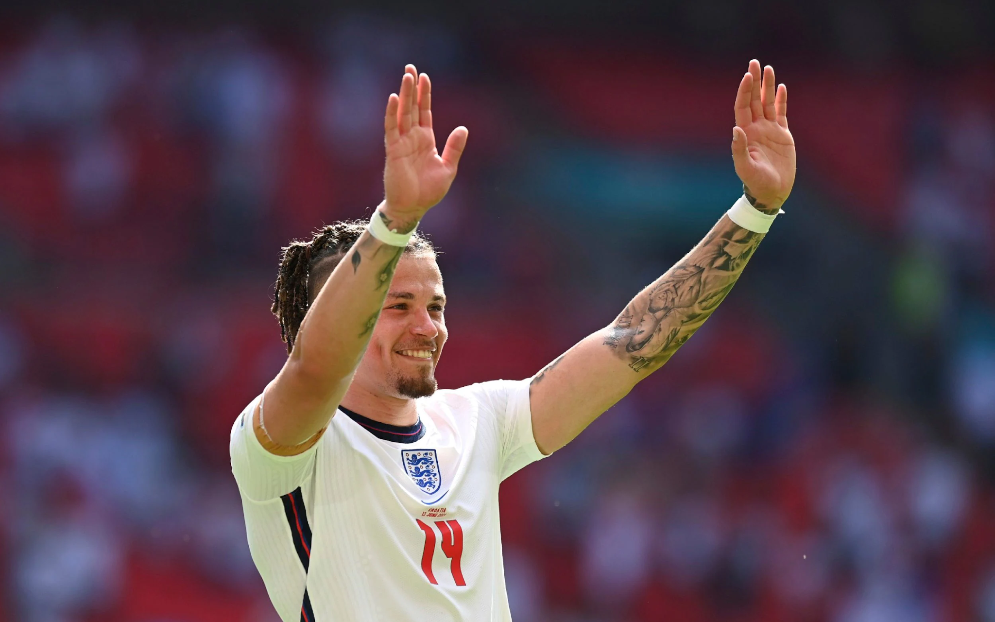 Leeds United midfielder Kalvin Phillips