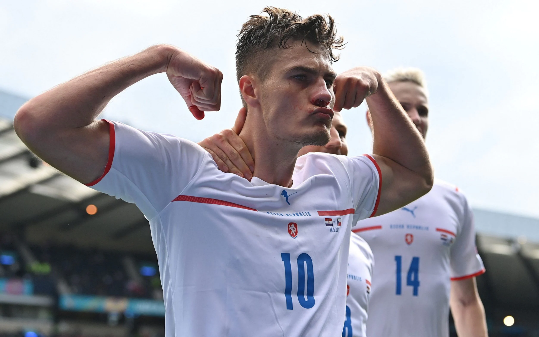 Bayer Leverkusen striker Patrick Schick