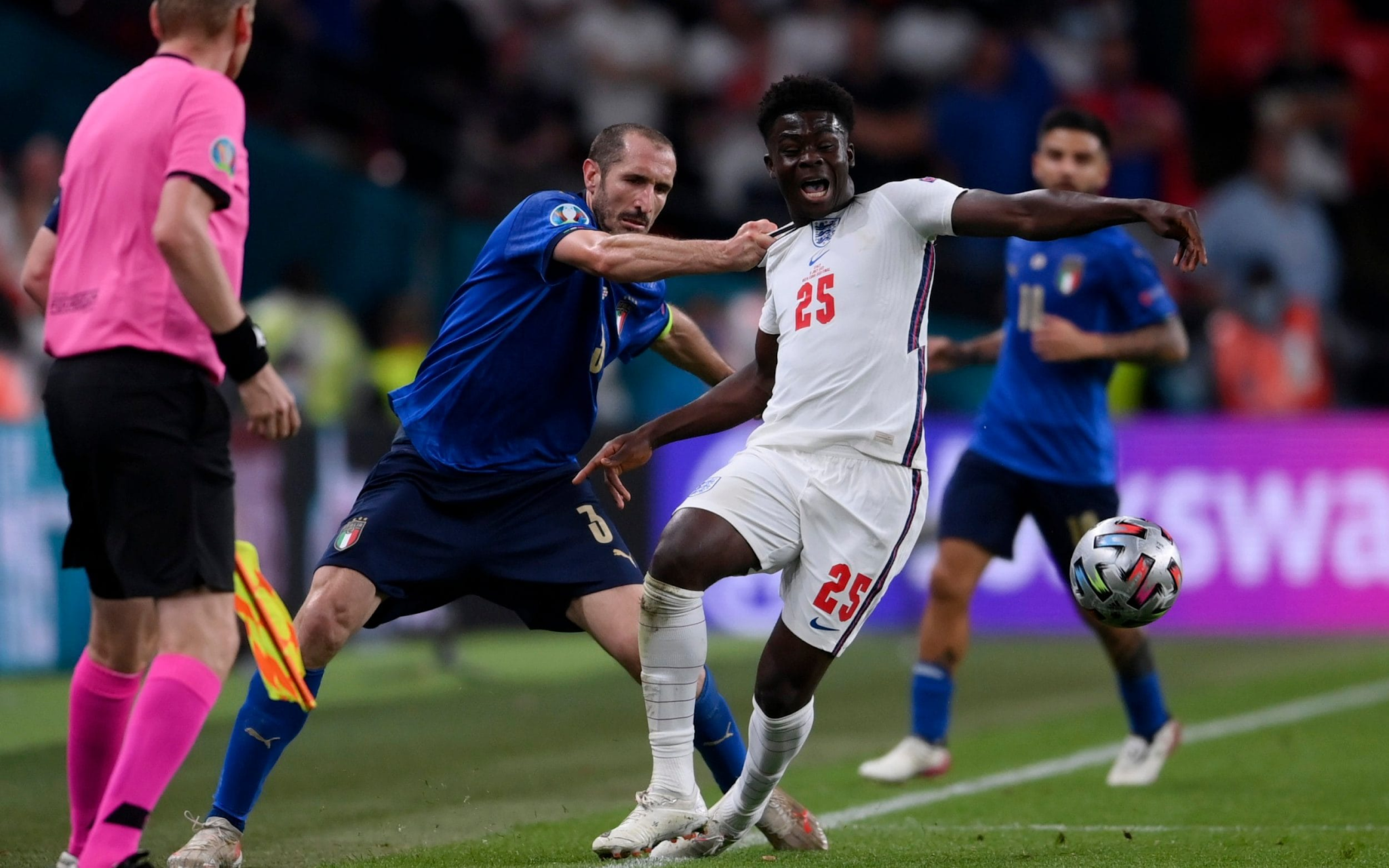 Arsenal forward Bukayo Saka