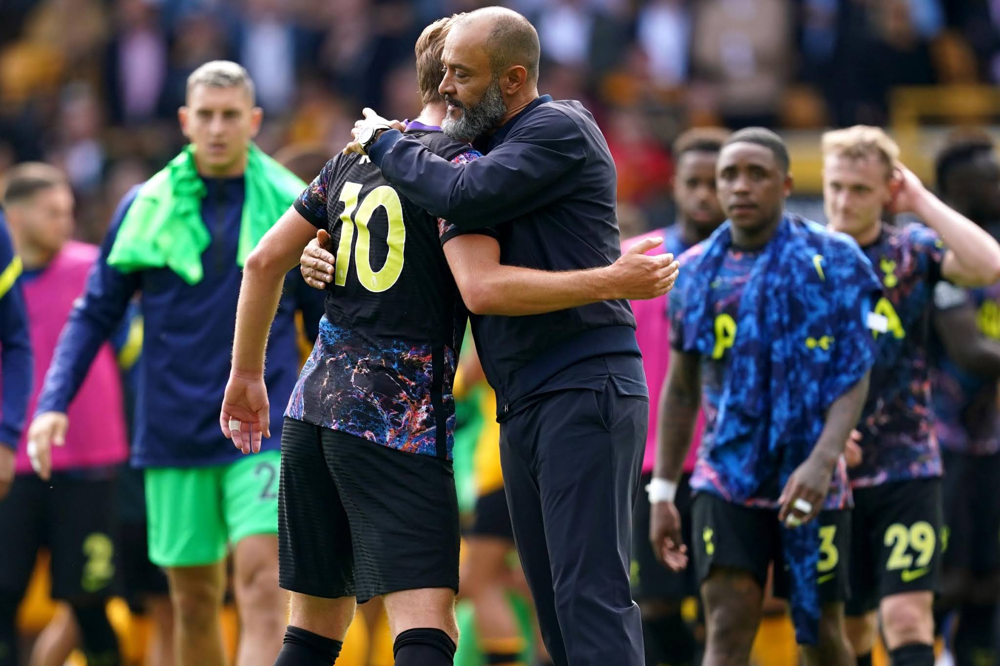 Harry Kane and Nuno Espirito Santo Harry Kane and Nuno Espirito Santo