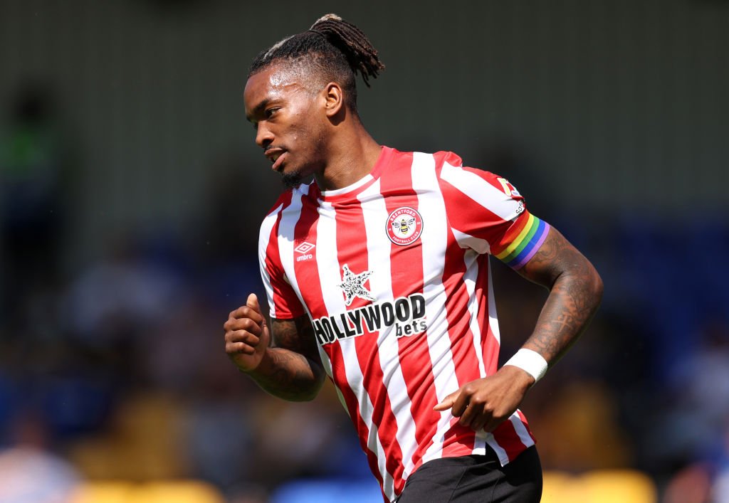 Brentford forward Ivan Toney Brentford forward Ivan Toney