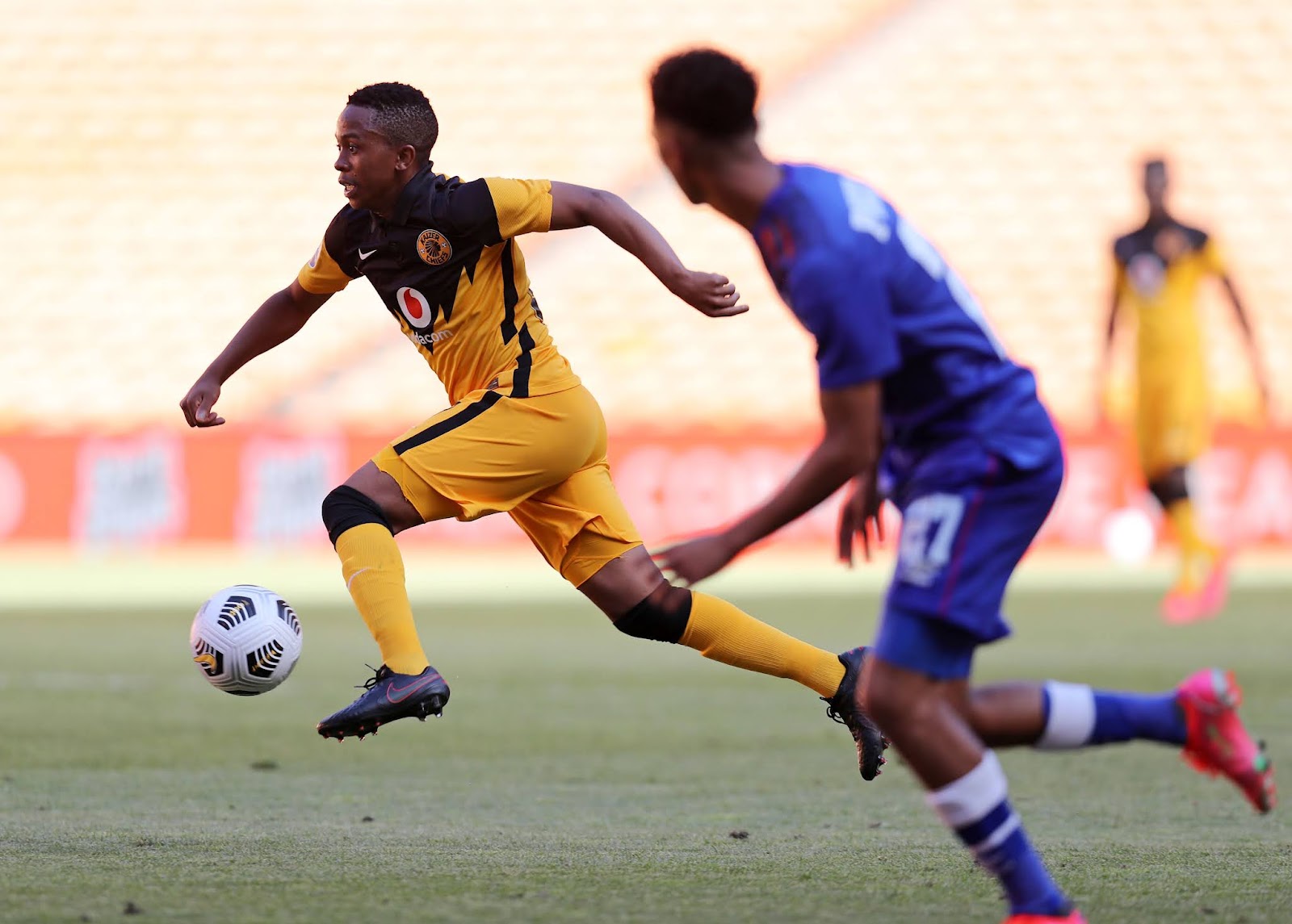 Nkosingiphile Ngcobo in action against SuperSport United Nkosingiphile Ngcobo in action against SuperSport United