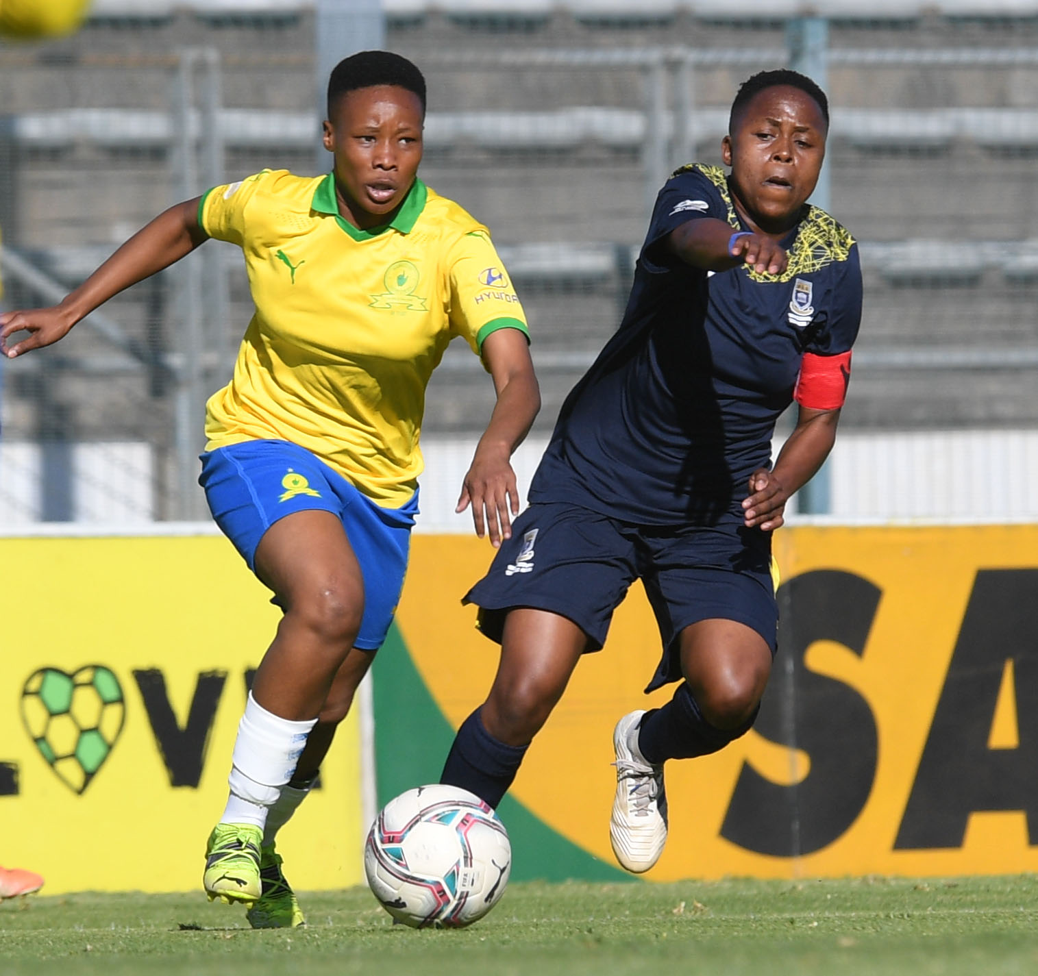 Melinda Kgadiete and Bongeka Gamede Melinda Kgadiete and Bongeka Gamede