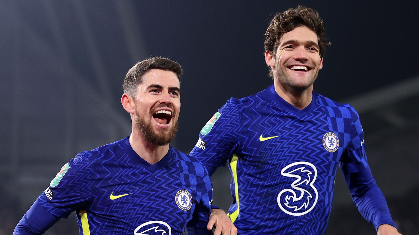 Jorginho and Marcos Alonso Jorginho and Marcos Alonso