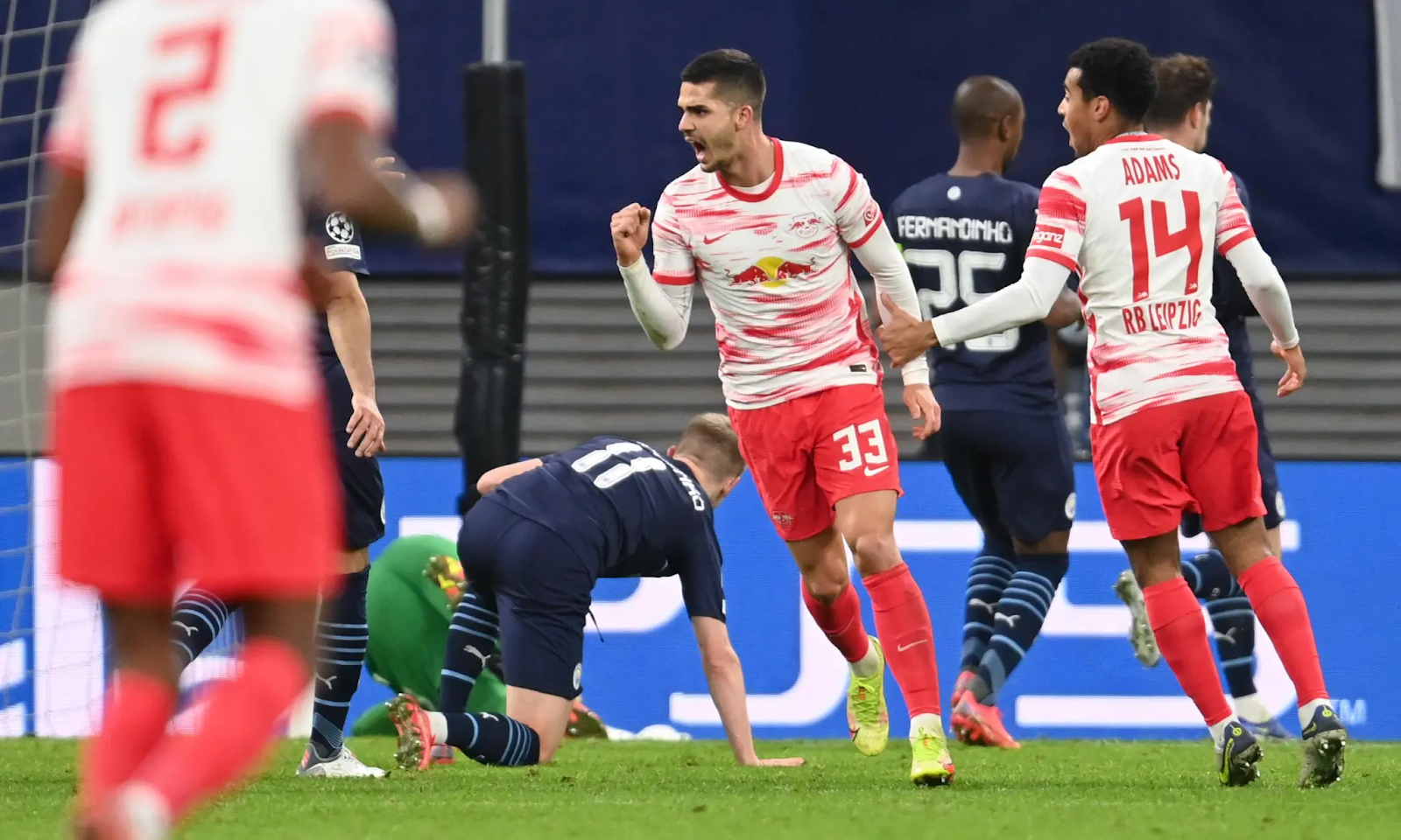 RB Leipzig striker Andre Silva RB Leipzig striker Andre Silva
