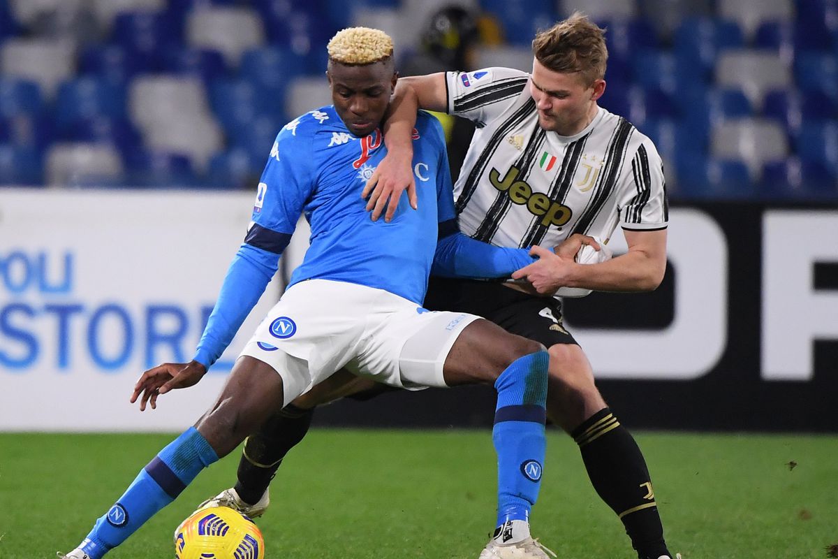 Victor Osimhen and Matthijs de Ligt