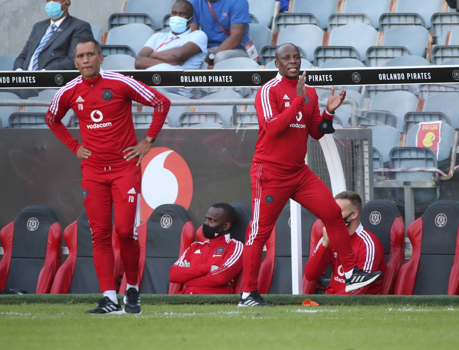 Fadlu Davids and Mandla Ncikazi