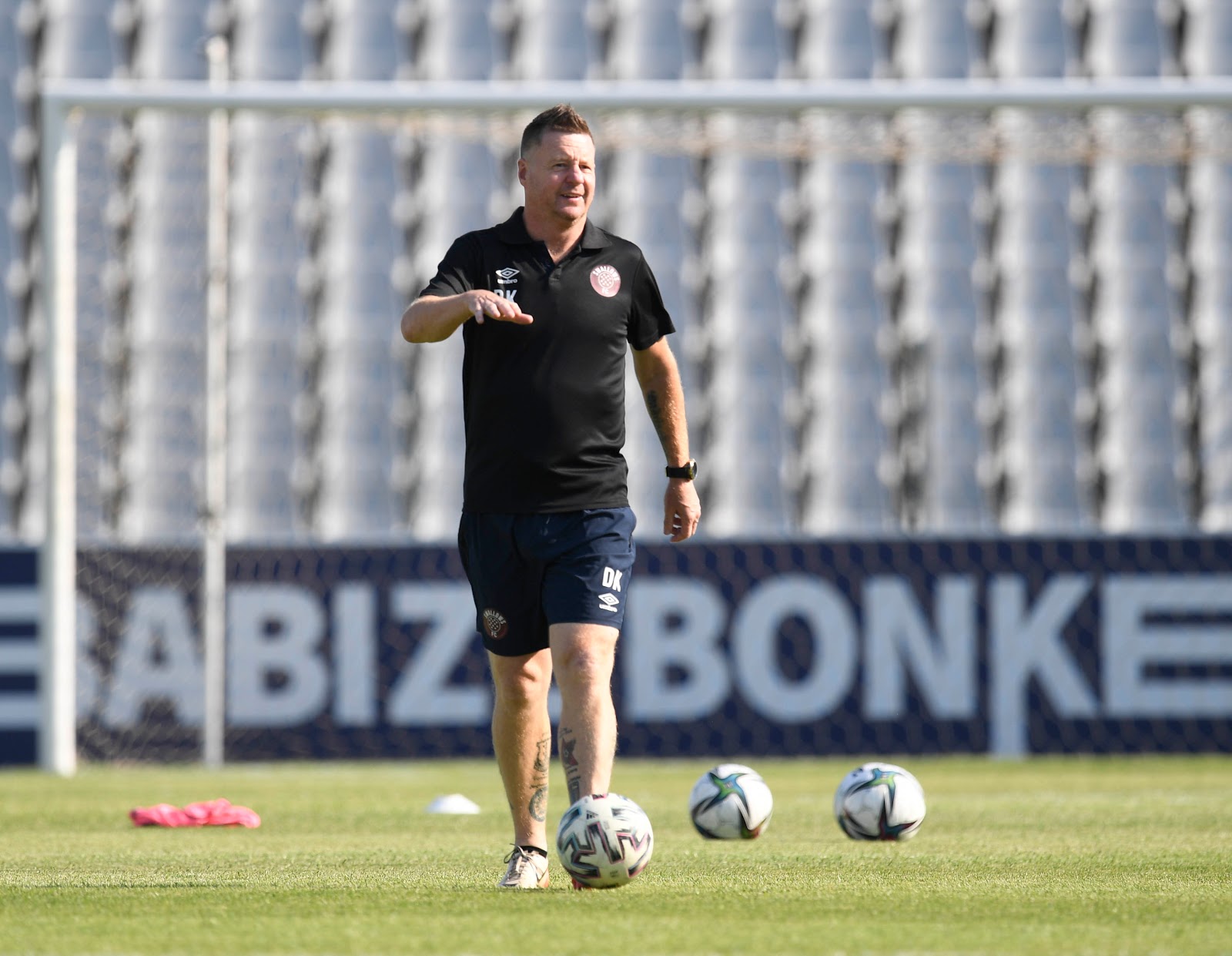 Swallows FC head coach Dylan Kerr Swallows FC head coach Dylan Kerr