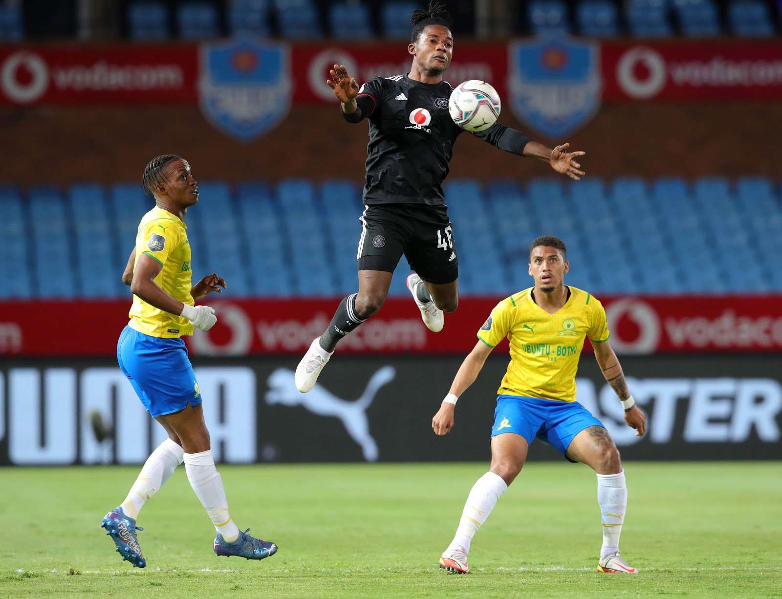 Kwame Peprah in action vs Mamelodi Sundowns