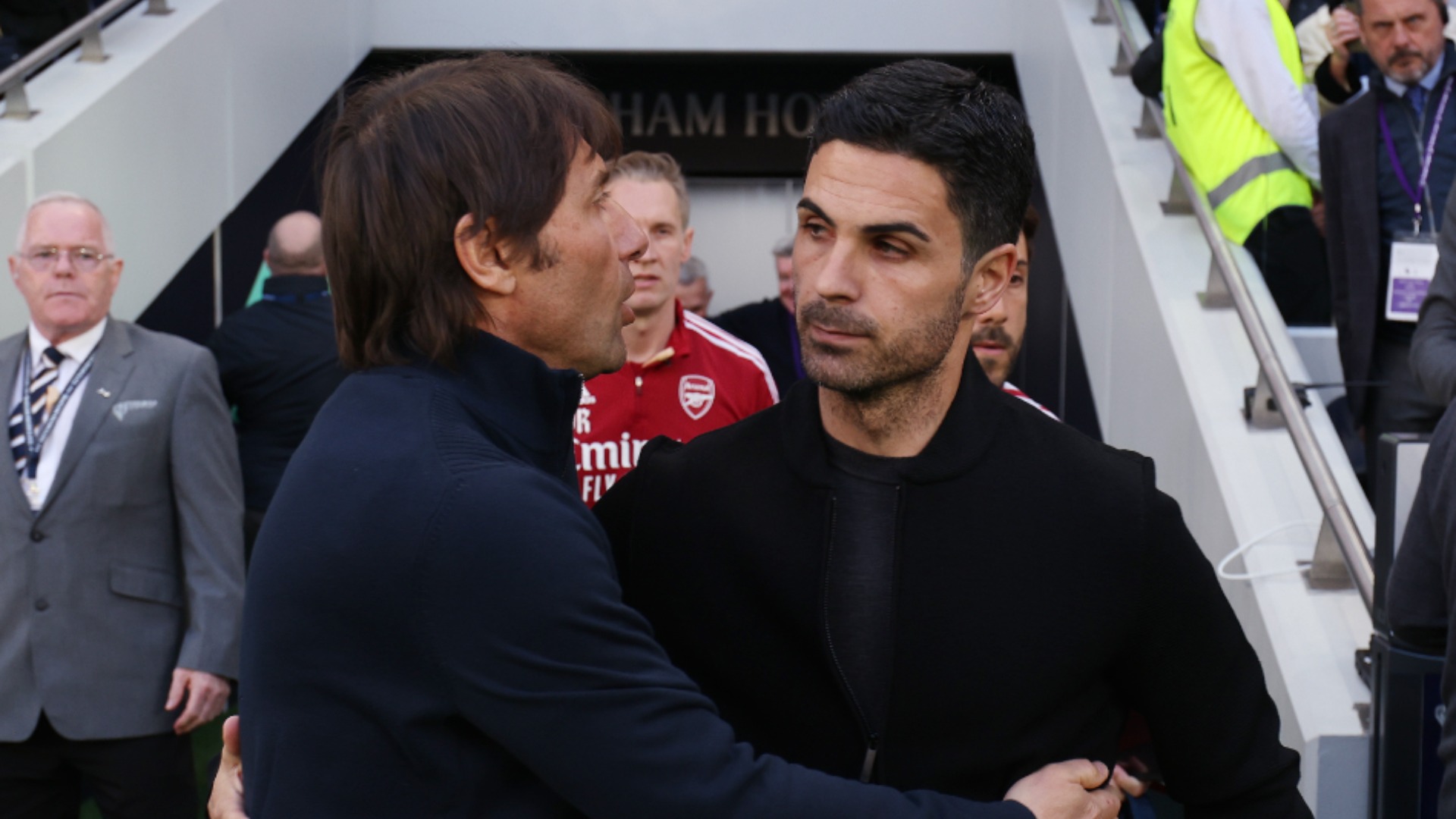 Antonio Conte and Mikel Arteta