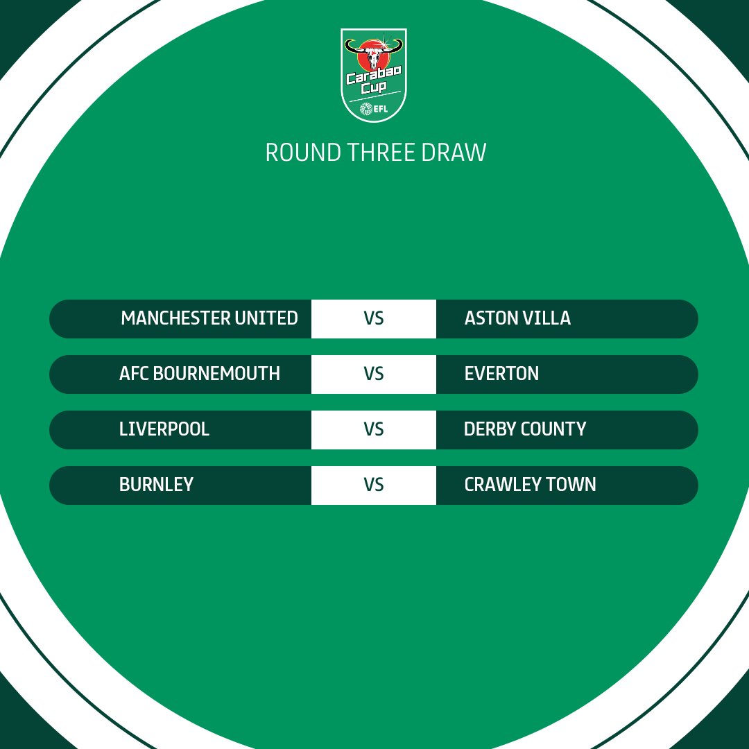 Carabao Cup Fixtures