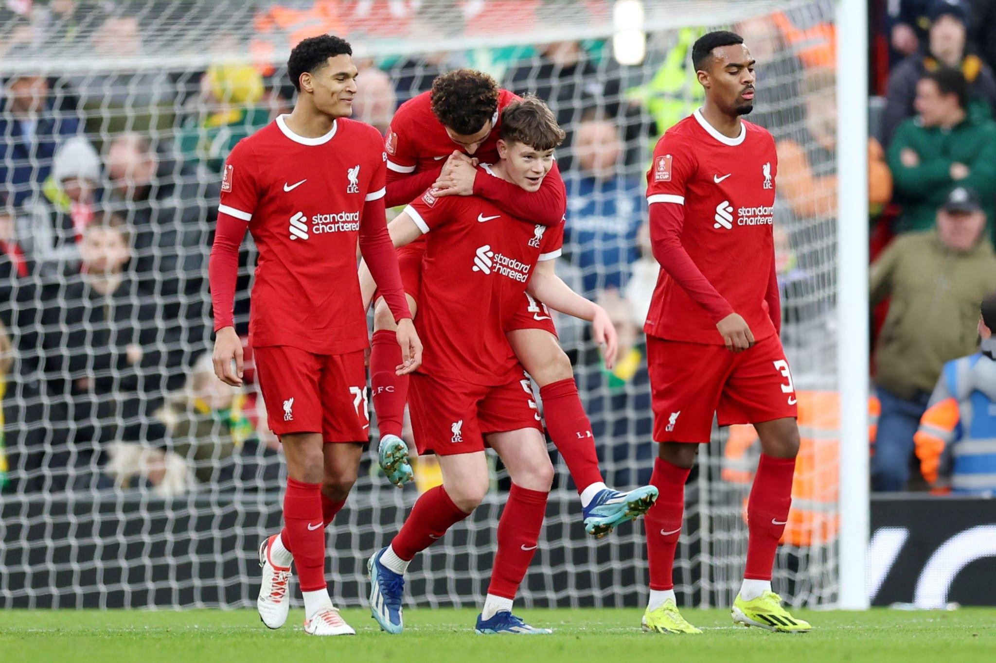 Liverpool trounce Norwich 5-2 in FA Cup fourth round tie – Soccer