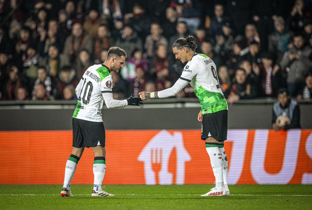 JURGEN KLOPP LAUDS DARWIN NUNEZ AS LIVERPOOL SECURE DOMINANT EUROPA LEAGUE WIN