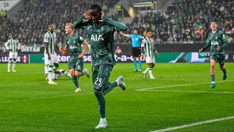 Tottenham secured a vital 2-1 victory over Ferencvaros