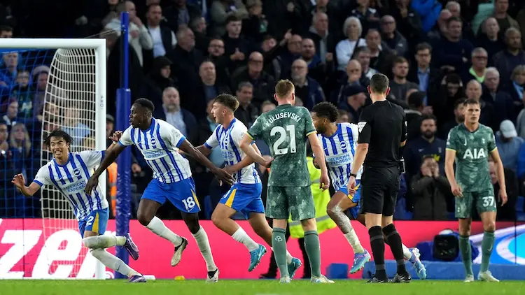 Brighton Stuns Tottenham with Second-Half Comeback