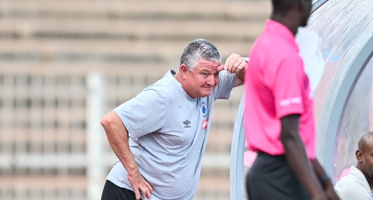 Gavin Hunt, head coach of SuperSport United during the Betway Premiership 2024/25 match between Sekhukhune United and SuperSport United at Old Peter Mokaba Stadium in Polokwane, South Africa on 9 February 2025 ©Alche Greeff/BackpagePix