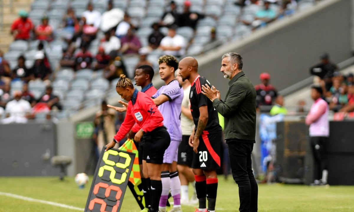 Jose Riveiro coach of Orlando Pirates.