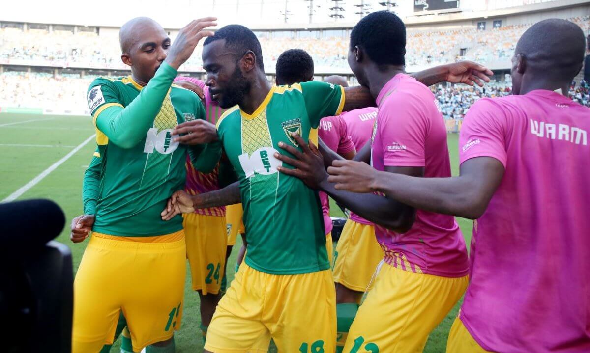 Knox Mutizwa of Golden Arrows in the Betway Premiership.