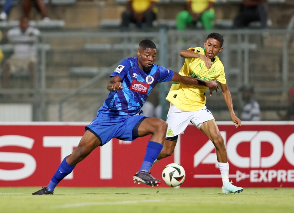 Ime Okon of SuperSport United.