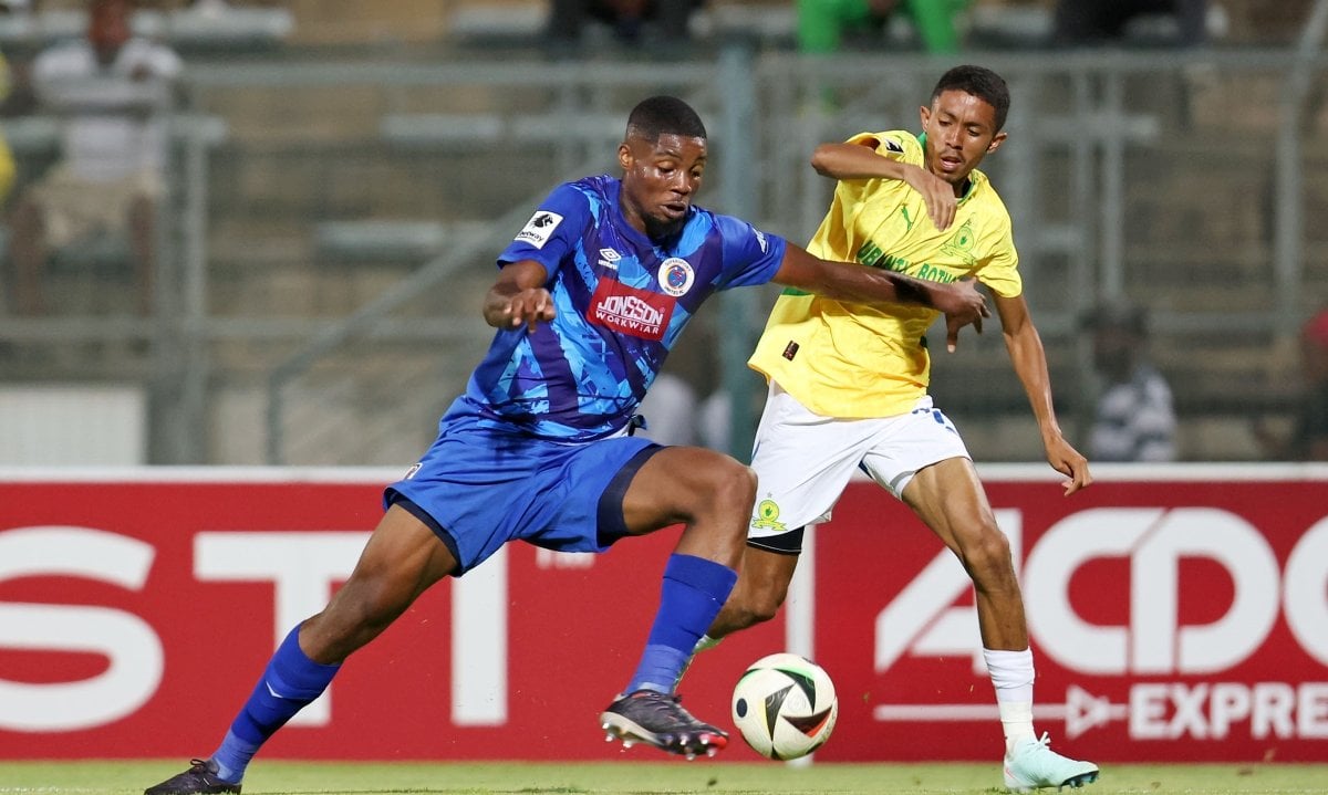 Ime Okon of SuperSport United.
