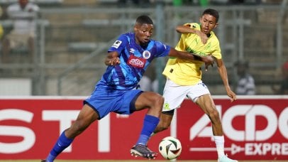 Ime Okon of SuperSport United.