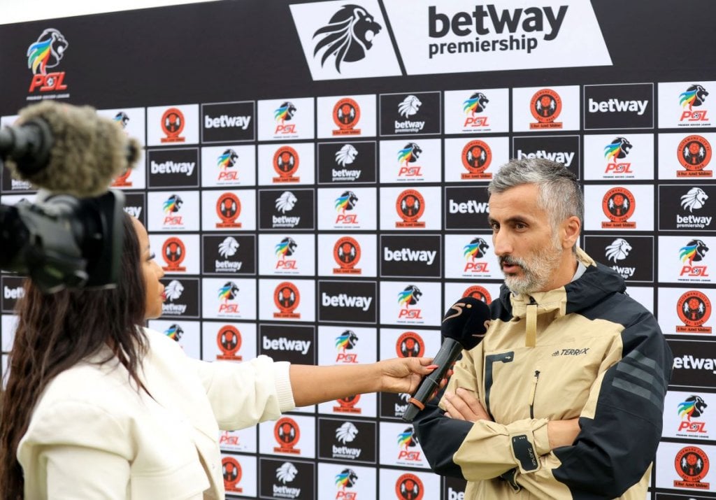 Jose Riveiro coach of Orlando Pirates.