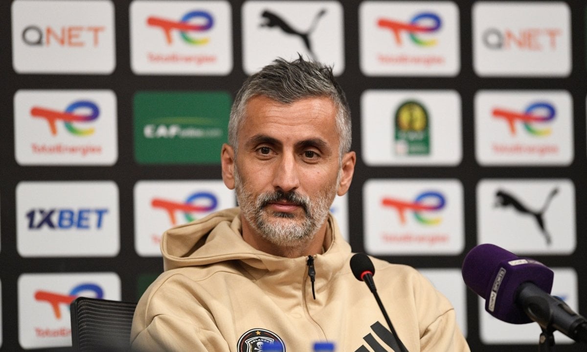 Jose Riveiro coach of Orlando Pirates.