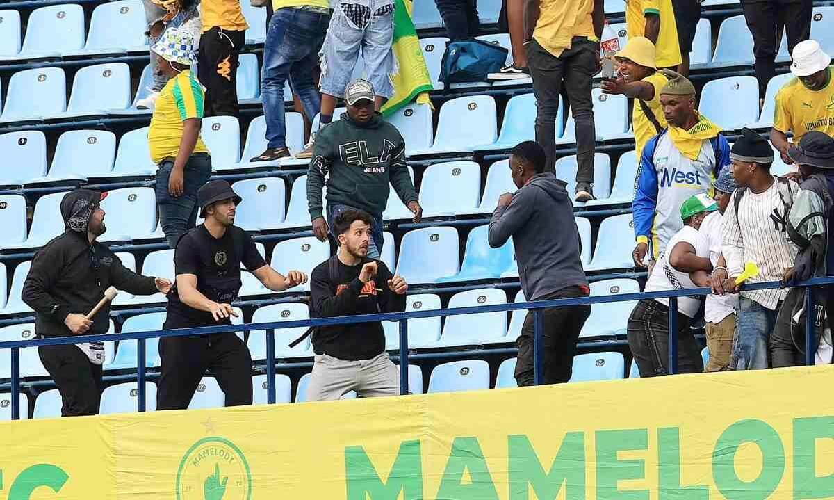 CAF CL: Sundowns Issue Statement Amidst Esperance Complaint to CAF Following Fan Violence Initiation