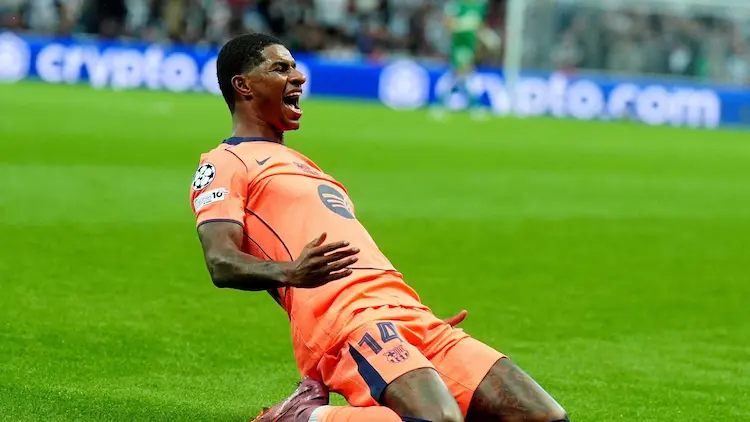 Double Trouble: Marcus Rashford brace fires Barcelona past Newcastle in Champions League opener