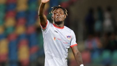 Nathan Fasika of Chippa United reacts during the Betway Premiership 2025/26 match between Siwelele FC and Chippa United at the Dr. Petrus Molemela Stadium, Bloemfontein on the 29 November 2025 ©Muzi Ntombela/BackpagePix