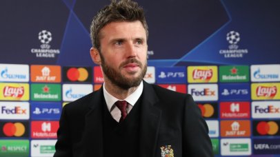Michael Carrick faces a major test as interim coach in the Manchester Derby at Old Trafford