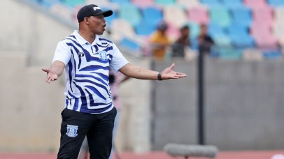 /mahc/John Maduka, head coach of Magesi FC during the Betway Premiership 2025/26 match between Marumo Gallants and Magesi FC at the Dr. Petrus Molemela Stadium, Bloemfontein on the 30 November 2025 ©Muzi Ntombela/BackpagePix