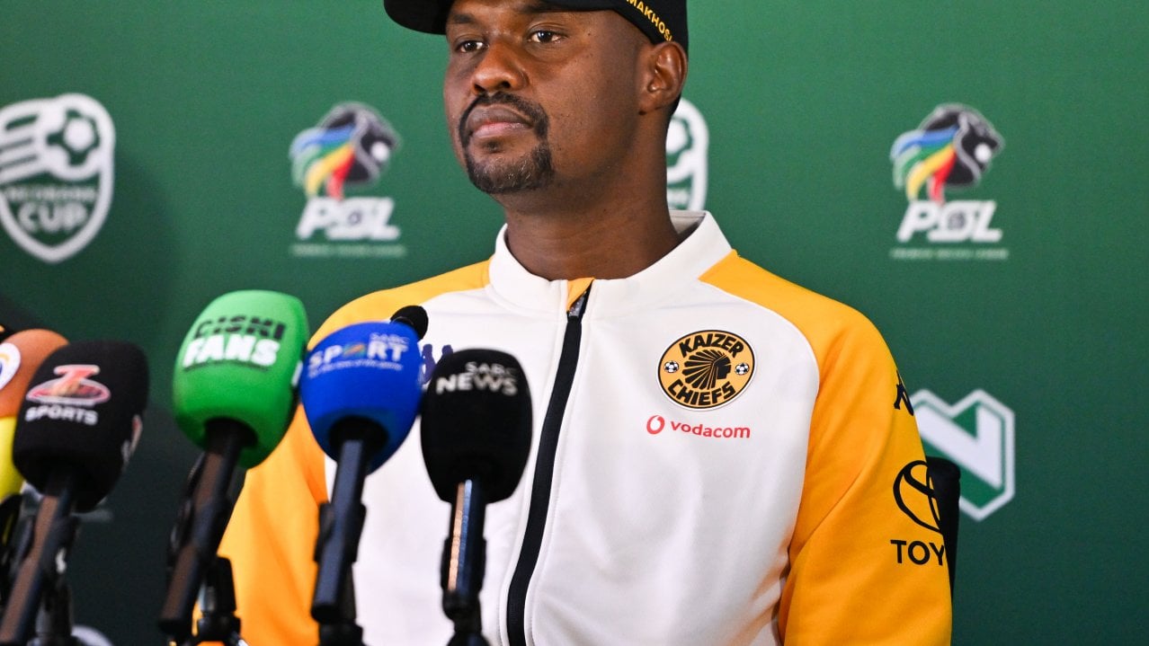 Cedric Kaze, coach of Kaizer Chiefs during the 2026 Nedbank Cup Last 32 Press Conference at PSL Headquarters in Johannesburg on 2 February 2026 © Alche Greeff/BackpagePix