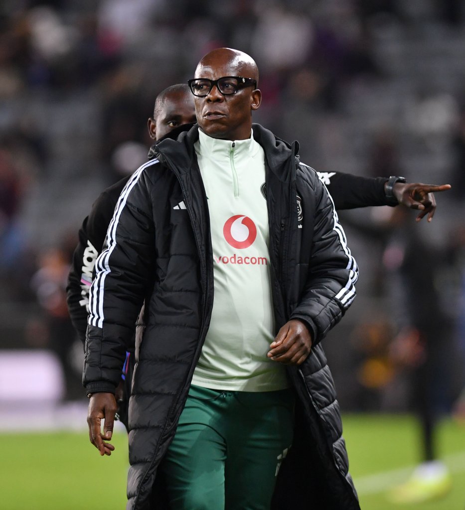 Mandla Ncikazi, Orlando Pirates assistant coach during the Betway Premiership 2025/26 match between Orlando Pirates and TS Galaxy at Orlando Stadium, in Soweto on 30 September 2025 ©Phakamisa Lensman/BackpagePix