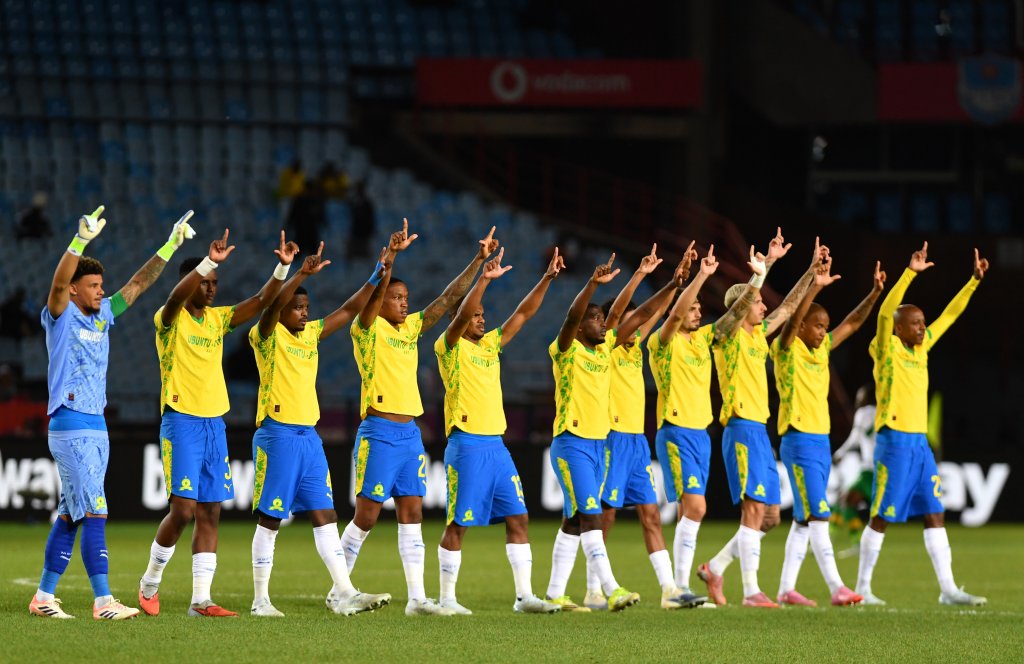 Mamelodi Sundowns during the Betway Premiership 2025/26 match between Mamelodi Sundowns and Lamontville Golden Arrows at Loftus Versfeld Stadium, in Pretoria on 04 March 2026 ©Phakamisa Lensman/BackpagePix