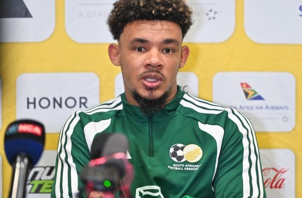 Ronwen Williams during 2026 International Friendly South Africa Media Day at Moses Mabhida Stadium in Durban on 26 March 2026 ©Alche Greeff/BackpagePix